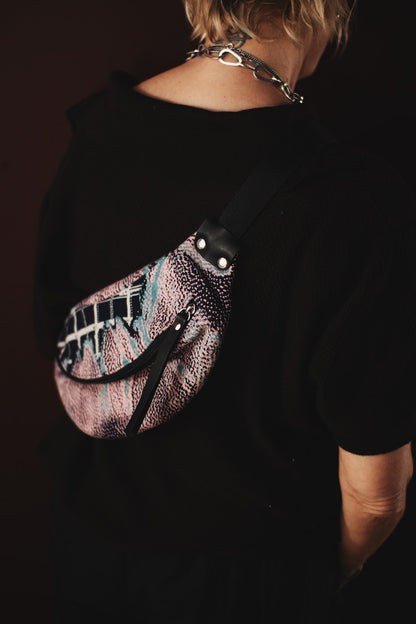 Pochete Xadrez Floral