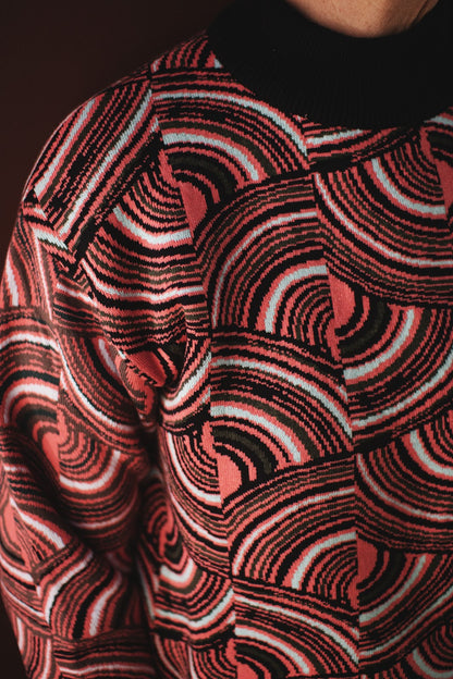 Pull de Algodão Circular - Coral