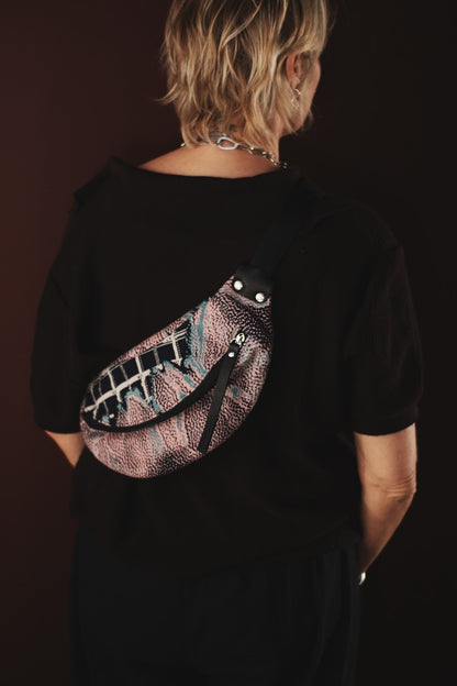 Pochete Xadrez Floral