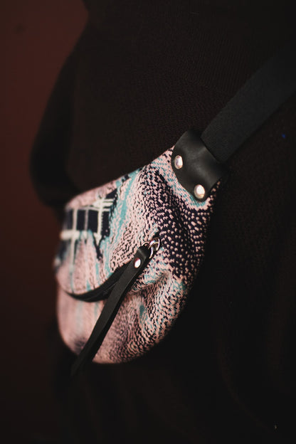 Pochete Xadrez Floral