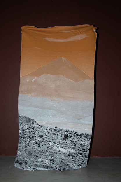 Manta Alpes - Laranja e Preto