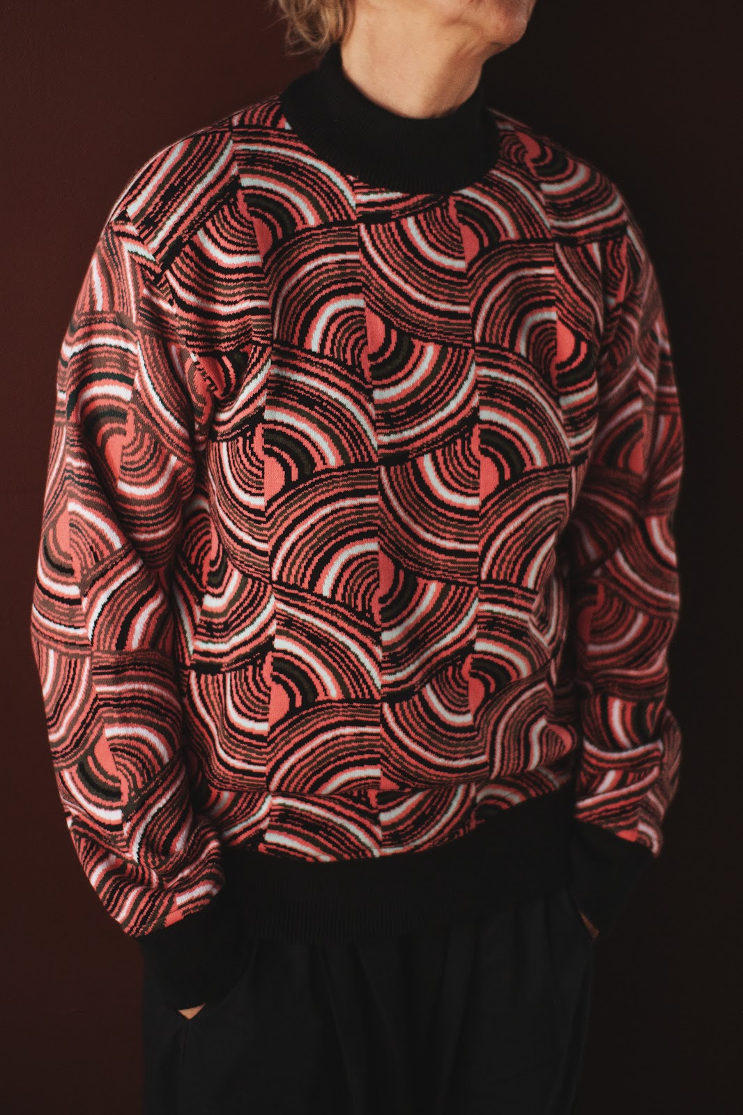 Pull de Algodão Circular - Coral