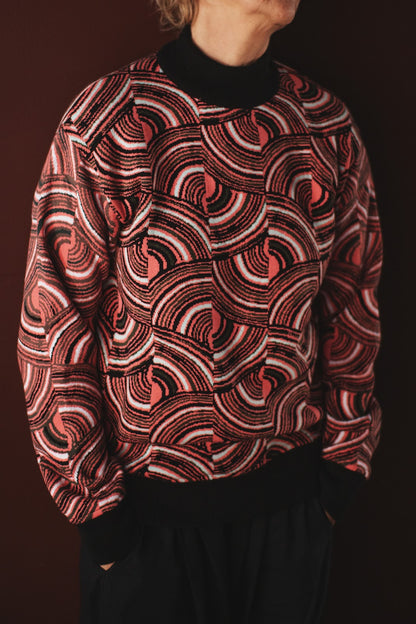 Pull de Algodão Circular - Coral