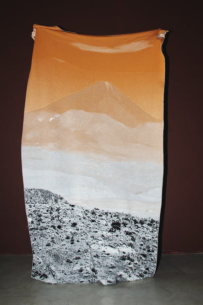Manta Alpes - Laranja e Preto