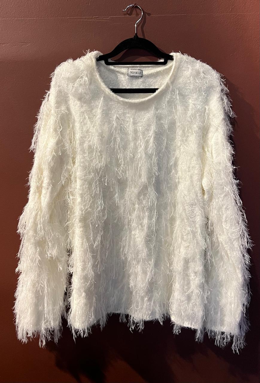 Blusa Bordada Off White
